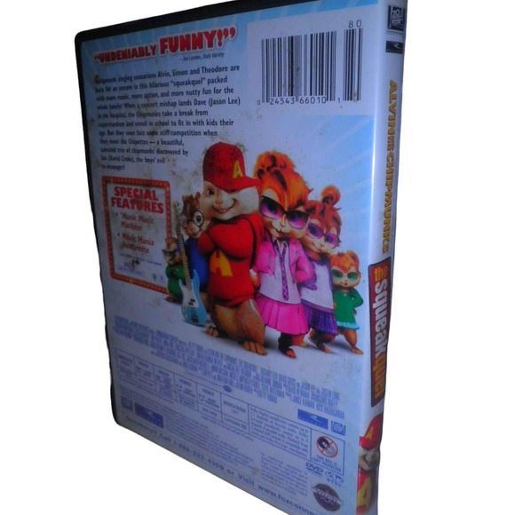 Alvin & the Chipmunks: the Squeakquel DVD (Widescreen Single Disc Edition 2009) - Picture 2 of 3